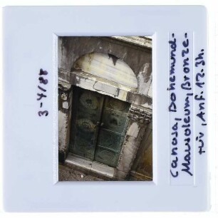 Canosa di Puglia, Kathedrale San Sabino,Canosa di Puglia, Bohemund-Mausoleum : Bronzetür