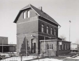 Laußig, Bahnhof, Empfangsgeb.