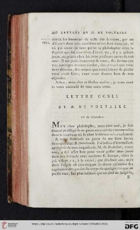 (Lettre CCXLI - CCXLIV)