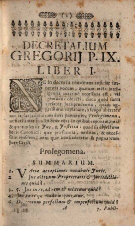 Candidatus Jurisprudentiae Sacrae, Seu Juris Canonici, secundùm Gregorii Papae IX. Decretalium Titulos explanati, Liber ... : Exhibens brevi, clara, & solida methodo copiosam SS. Canonum doctrinam, Candidatis ed Examen pro consequenda Juris laurea aspirantibus maxime proficuam, & solutis passim Adversantium Argumentis firmatam ..., 1