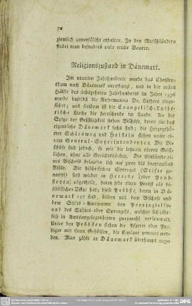 Religionszustand in Dänemark