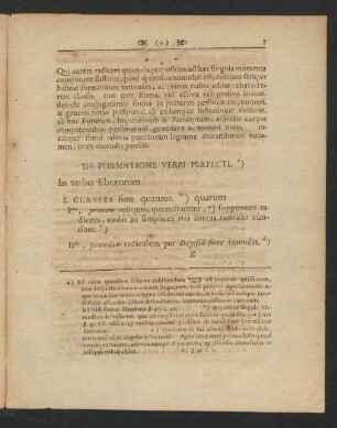 De Formatione Verbi Perfecti.