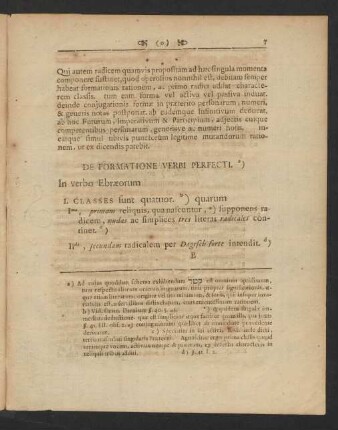 De Formatione Verbi Perfecti.