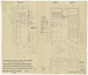 Kessel 18, Einbauzeichnung für Rippenrohr-Economiser [Kopie, Original 07.08.1929]