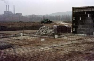 Baustelle eines Bungalows