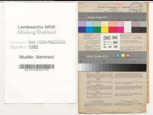 Entnazifizierung Bernhard Mueller , geb. 14.12.1907 (Architekt)