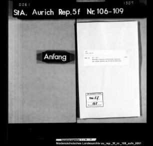 Beiträge einzelner wohlhabender Einwohner in der Stadt Aurich zur ersten Anleihe von 60.000 Reichstalern