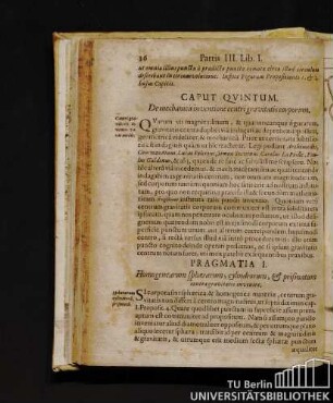 Caput Qvintum. De mechanica inventione centri gravitatis corporum.
