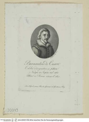 Portrait des - Porträt Bernardino Cesari