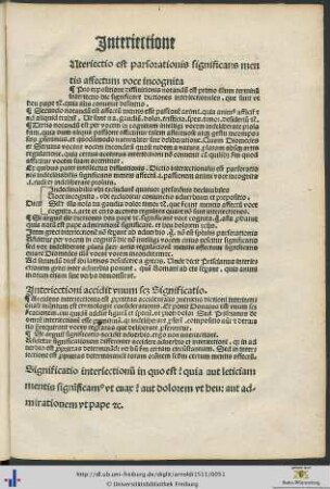 De Interiectione