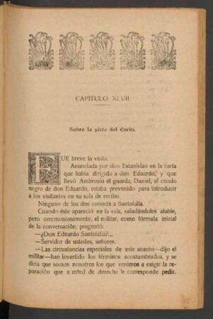 Capítulo XLVII - Sobre la pista del duelo.