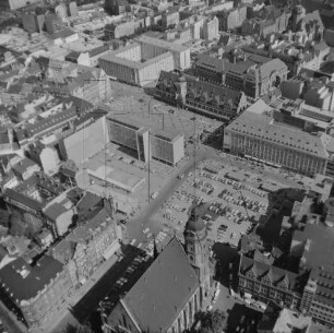 Innenstadt von Leipzig : Blick von der Thomaskirche Richtung Nordosten