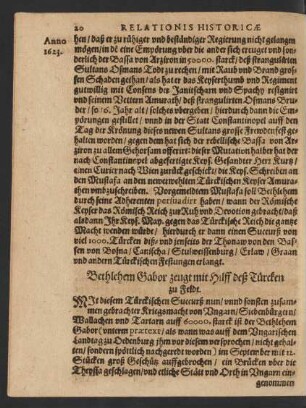 Bethlehem Gabor zeugt mit Hilff deß Türcken zu Feldt