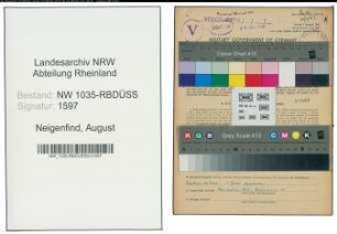 Entnazifizierung August Neigenfind , geb. 30.04.1901 (Steiger)