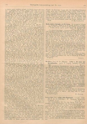 262 [Rezension] Walther, Wilhelm, Luther und die Juden und die Antisemiten