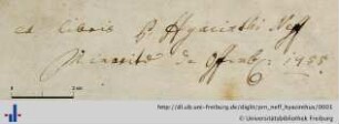 [Provenienz]: Neff, Hyacinthus