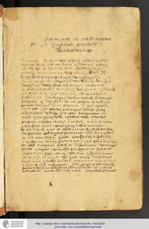 Praemium in constitutiones capituli generalis Windesemensis