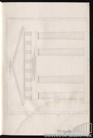 Liefg. I. Pl. III. Dorischer Porticus zu Athen.