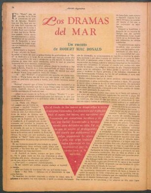 Los dramas del mar : Un cuento de Robert Mac Donald