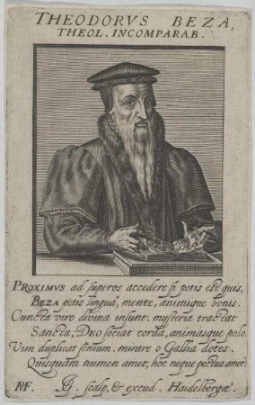 Bildnis des Theodorvs Beza