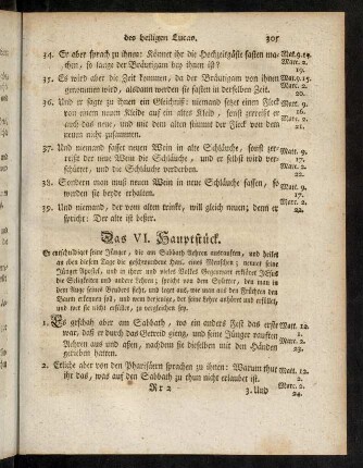 305-327, Das VI. Hauptstück - Das VIII. Hauptstück