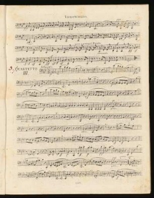 III. Streichquartett B-Dur