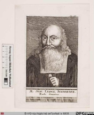 Bildnis Johann Leonhard Schwäger