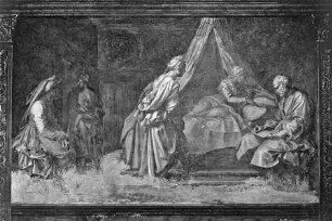 Zyklus mit Szenen aus dem Leben Johannes' des Täufers — Die Geburt Johannes' des Täufers