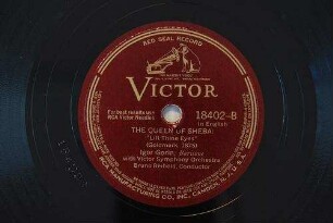 The Queen of Sheba: "Lift thine eyes" / (Goldmark)