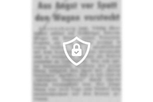 Aus Angst vor Spott [Name maskiert] versteckt