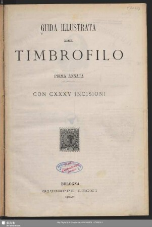 1.1876/77: Guida illustrata del timbrofilo