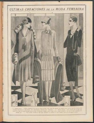 Últimas creaciones de la moda femenina