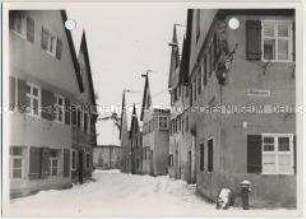 Winterlandschaft, Dinkelsbühl, Hintere Priestergasse