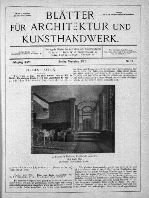 Nr. 11, November 1912