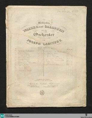 47: Die Orientalen : Walzer; op. 109