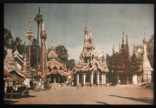 Rangun/ Birma: Shwedagon-Pagode, Goldene Pagode