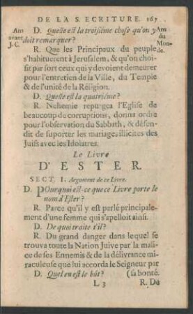 Le Livre D'Ester