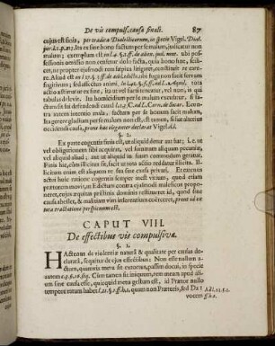 Caput VIII. De effectibus vis compulsivæ.