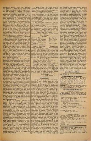 Hofer Tageblatt : oberfränkischer Generalanzeiger ; unparteiische und unabhängige Zeitung. 1889,7/12 = Jg. 11
