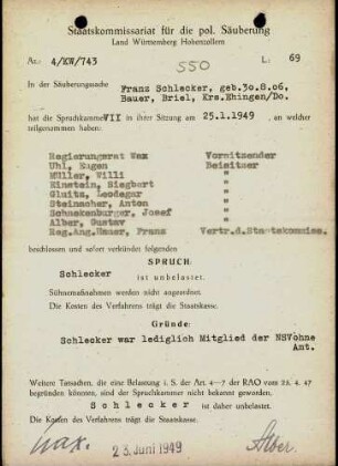 Schlecker, Franz