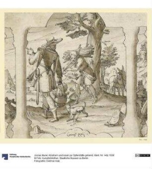Abraham und Isaak zur Opferstätte gehend