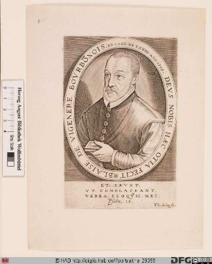 Bildnis Blaise de Vigenère