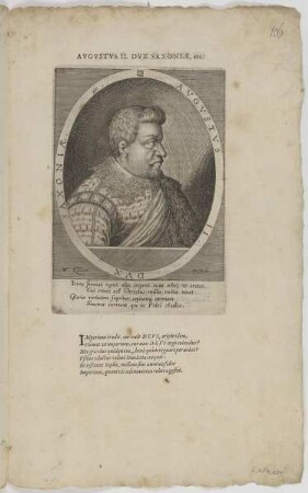 Bildnis des Avgvstvs II., Herzog von Sachsen