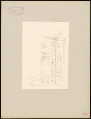 S. Maria Loretto, Rom: Nische