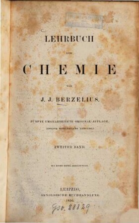 Lehrbuch der Chemie, 2