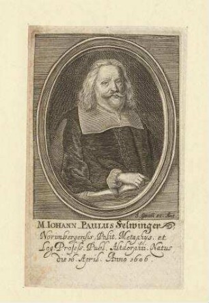 Johann Paulus Felwinger; geb. 16.04.1606