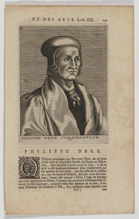 Bildnis des Philippe Dece