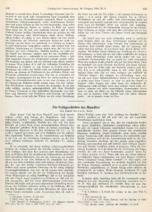 649-660 Zur Frühgeschichte der Mandäer
