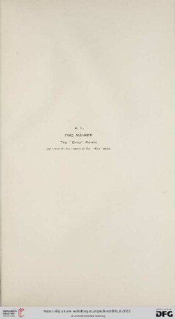 A. II. Fine Manner. The "Otto" Prints