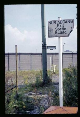 Grenze Potsd. Platz 17.9.72.